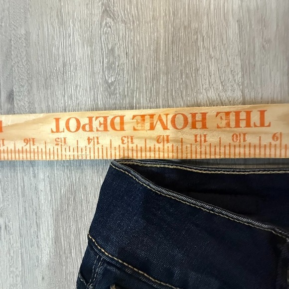 Massini Curvy Skinny Jeans Womens 4 Dark Blue Stretch Denim 27x29.5 - Picture 5 of 7